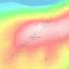 Mappa topografica Inussussuaq, altitudine, rilievo