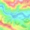 Mappa topografica Rihana, altitudine, rilievo