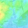 Mappa topografica Guttau, altitudine, rilievo