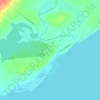 Mappa topografica Gay, altitudine, rilievo