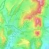 Mappa topografica Bronsil, altitudine, rilievo