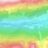 Mappa topografica Lanslebourg-Mont-Cenis, altitudine, rilievo