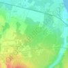 Mappa topografica Pruneyron, altitudine, rilievo