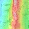 Mappa topografica Talcott Mountain, altitudine, rilievo