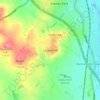 Mappa topografica Coppenhall, altitudine, rilievo
