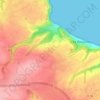 Mappa topografica Saint-Eloy, altitudine, rilievo