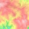 Mappa topografica Ceignac, altitudine, rilievo