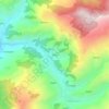 Mappa topografica Kirsali, altitudine, rilievo