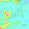 Mappa topografica Rega, altitudine, rilievo