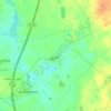 Mappa topografica Kleptow, altitudine, rilievo