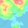 Mappa topografica Vincenzo A. Sagun, altitudine, rilievo