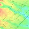 Mappa topografica Kiwanja, altitudine, rilievo