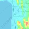 Mappa topografica Paringao, altitudine, rilievo