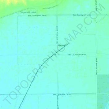 Mappa topografica Roll, altitudine, rilievo
