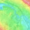 Mappa topografica Saint-Romain, altitudine, rilievo