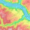 Mappa topografica Werlau, altitudine, rilievo