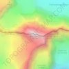 Mappa topografica Dent d'Hérens, altitudine, rilievo