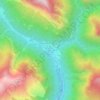 Mappa topografica Lavertezzo, altitudine, rilievo
