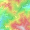 Mappa topografica Pangot, altitudine, rilievo