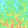 Mappa topografica Lari, altitudine, rilievo