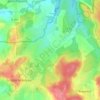 Mappa topografica Les Gastineaux, altitudine, rilievo