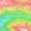 Mappa topografica Valtina, altitudine, rilievo