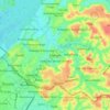 Mappa topografica Makepe, altitudine, rilievo