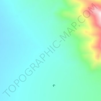 Mappa topografica Mojave Desert, altitudine, rilievo