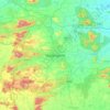 Mappa topografica Madanapalle, altitudine, rilievo
