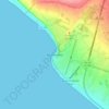 Mappa topografica Huanchaco, altitudine, rilievo