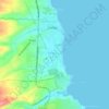 Mappa topografica Kitang 2 & Luz, altitudine, rilievo