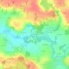 Mappa topografica La Hunaudière, altitudine, rilievo