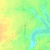 Mappa topografica Boyd, altitudine, rilievo
