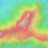 Mappa topografica Melmudi Peak, altitudine, rilievo