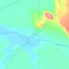 Mappa topografica Pittville, altitudine, rilievo