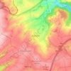 Mappa topografica Alzheim, altitudine, rilievo