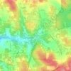 Mappa topografica Mount Helena, altitudine, rilievo