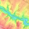Mappa topografica La Croix Verdeau, altitudine, rilievo