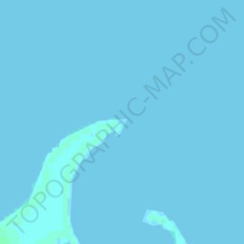 Mappa topografica Cape Dalhousie, altitudine, rilievo