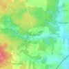 Mappa topografica Wüstemark, altitudine, rilievo