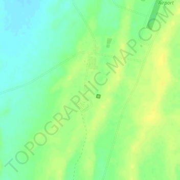Mappa topografica Dullingari, altitudine, rilievo
