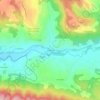 Mappa topografica La Bégude, altitudine, rilievo