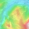 Mappa topografica Granges Morand, altitudine, rilievo