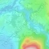Mappa topografica Le Bulloz, altitudine, rilievo