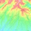Mappa topografica Bambang, altitudine, rilievo