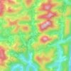 Mappa topografica São Miguel, altitudine, rilievo