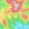 Mappa topografica Amora, altitudine, rilievo