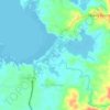 Mappa topografica Igang, altitudine, rilievo