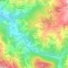 Mappa topografica Cà Chiodino, altitudine, rilievo
