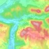 Mappa topografica Le Bousquet de la Balme Haut, altitudine, rilievo